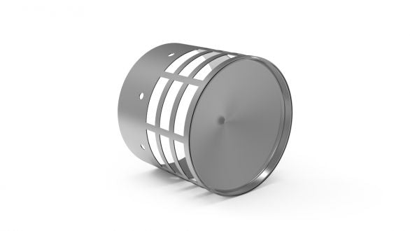 DEFLECTOR HORIZONTAL 100MM INOX