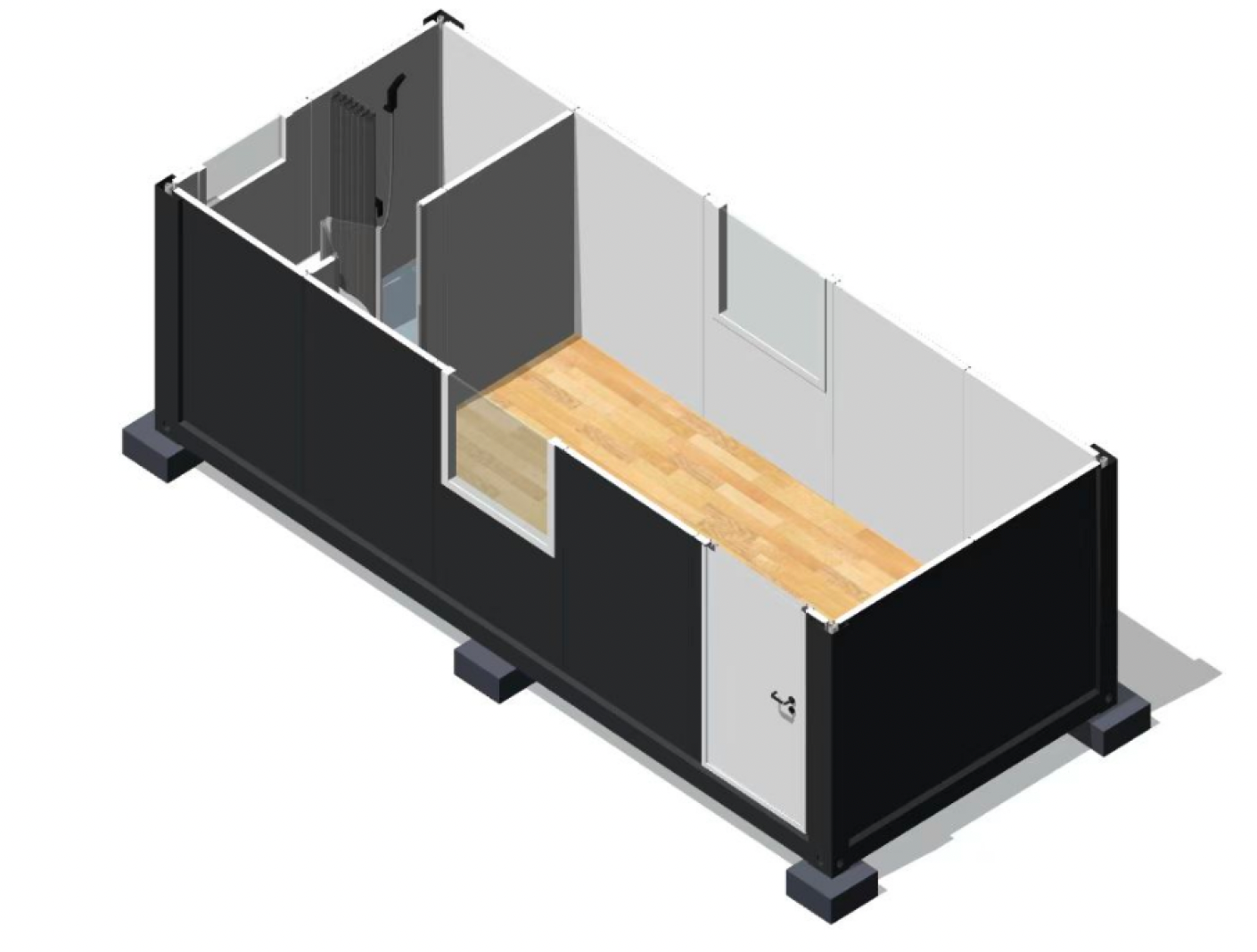MODULO HABITACIONAL CON BAÑO