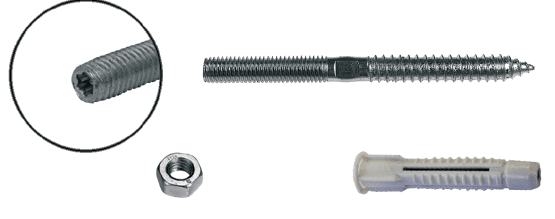 KIT TORNILLO UNIVERSAL M8 X90MM