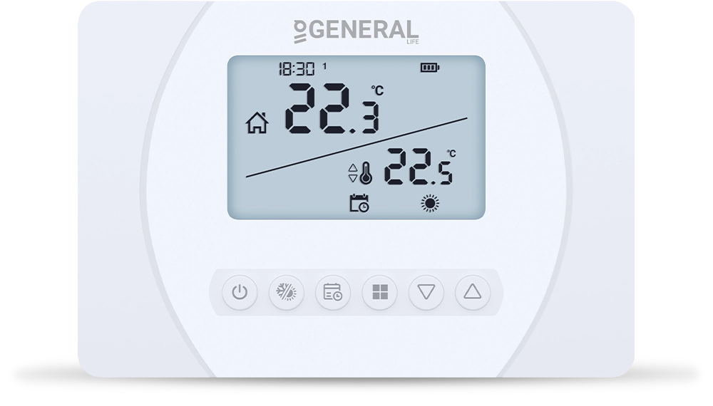 TERMOSTATO INALÁMBRICO ARUNA 300S RF + RECEPTOR