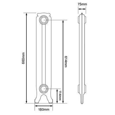 RADIADOR ACERO BZ-LKK 10S