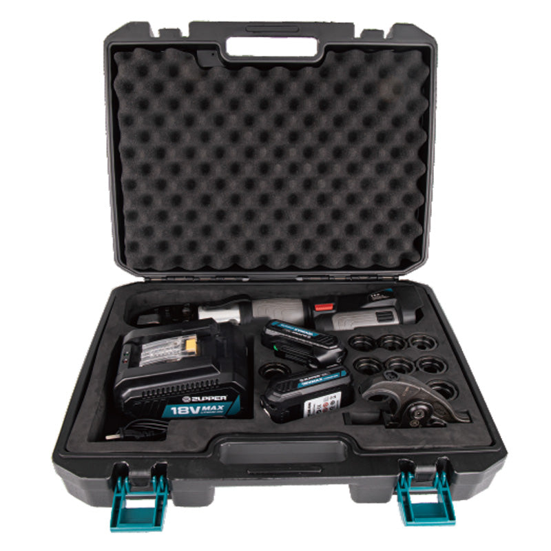 HERRAMIENTA A BATERIA P/ ENGARZAR Y CORTAR CABLES