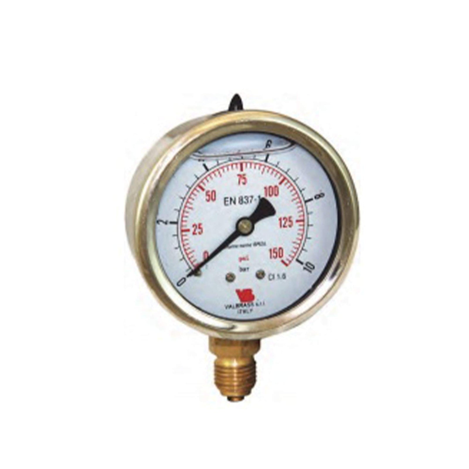 CONTROL MANOMETRO INOX 0-4BAR 1/4" RAD