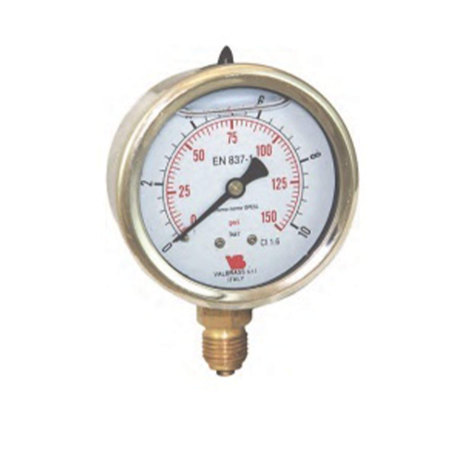 CONTROL MANÓMETRO 0-100 BAR 1/4" RAD