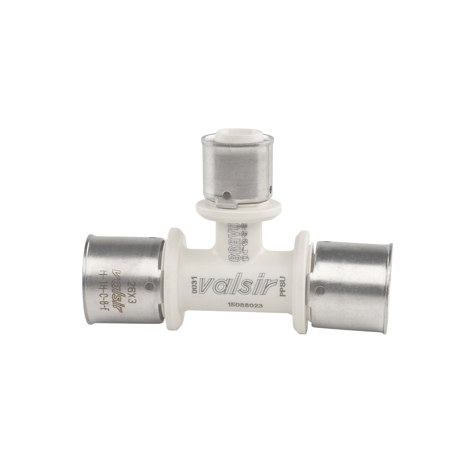 FITTINGS TECNOPOLÍMERO PRENSAR TEE REDUCCION BP 40X20X40